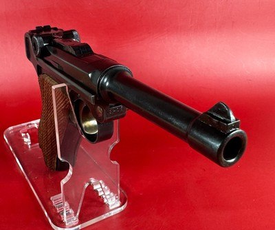 1921 DWM Luger P08 9mm. Matching. 2 mags. Holster. Tools. Excellent Cond. - Image 5 of 17