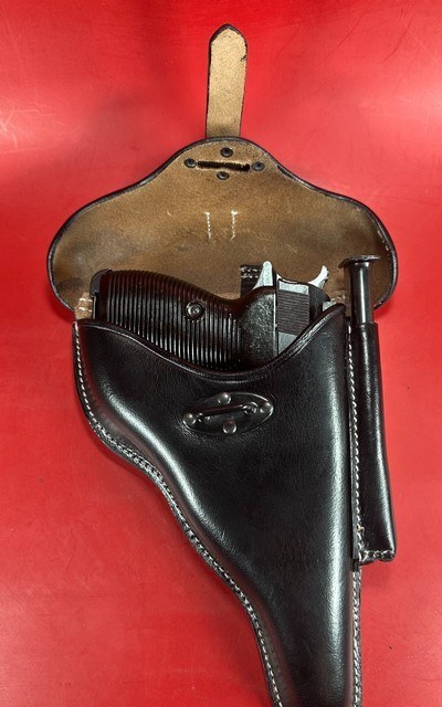 WWII 1944 WALTHER P38 CYQ Spreewerk. 9mm 2mags Holster. Excellent condition - Image 15 of 18