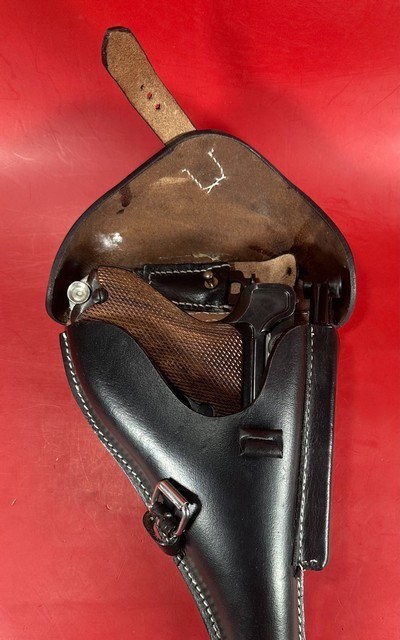 WWII 1938 Mauser P08 Luger S/42 9mm. Holster. 2 Mags. Excellent condition - Image 15 of 17