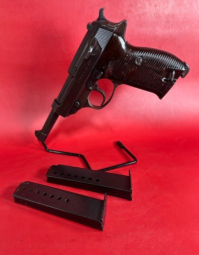 WWII GERMAN 1944 Walther P38 AC44 9mm 2 mags. Excellent Condition - Image 1 of 15