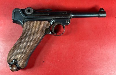 WWI 1913 DWM Luger P08 9mm Luger. All matching. Holster. 2 mags. Excellent - Image 13 of 17