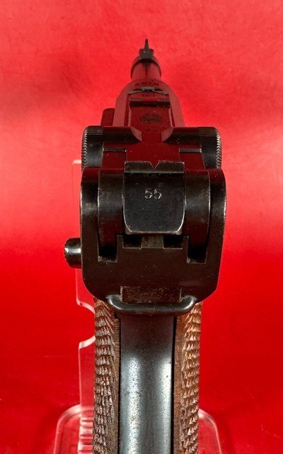 WWI 1913 DWM Luger P08 9mm Luger. All matching. Holster. 2 mags. Excellent - Image 6 of 17