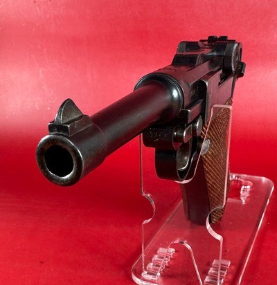 WWI 1913 DWM Luger P08 9mm Luger. All matching. Holster. 2 mags. Excellent - Image 5 of 17