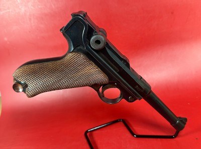 WWI 1913 DWM Luger P08 9mm Luger. All matching. Holster. 2 mags. Excellent - Image 3 of 17