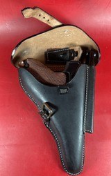 WWI 1913 DWM Luger P08 9mm Luger. All matching. Holster. 2 mags. Excellent - Image 15 of 17