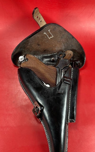 German DWM Luger Pistol P08 .30 Luger. 2 mags. Tool. Holster. Matching. - Image 13 of 15