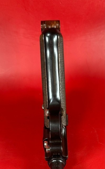 WWI 1918 DWM P08 Artillery Luger STOCK, 2 mags TOOLS, HOLSTER 9mm Excellent - Image 9 of 16