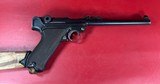 WWI 1918 DWM P08 Artillery Luger STOCK, 2 mags TOOLS, HOLSTER 9mm Excellent - Image 13 of 16