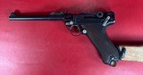 WWI 1918 DWM P08 Artillery Luger STOCK, 2 mags TOOLS, HOLSTER 9mm Excellent - Image 12 of 16