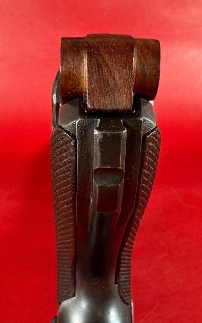 WWI 1918 DWM P08 Artillery Luger STOCK, 2 mags TOOLS, HOLSTER 9mm Excellent - Image 11 of 16