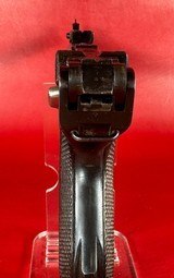 WWI 1918 DWM P08 Artillery Luger STOCK, 2 mags TOOLS, HOLSTER 9mm Excellent - Image 6 of 16