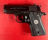 1995 Colt Mustang Pocketlite .380ACP. Box. Paperwork. 2 mags. LNIB - Image 11 of 15