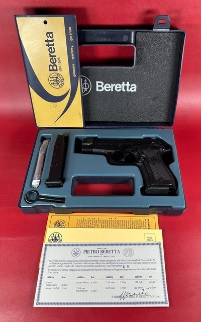 1990 Beretta 84 F Cheetah 380 ACP, 2-13 rd mags Italy Excellent Condition - Image 1 of 12