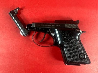 Beretta Model 20 25ACP Tip Up Barrel. 2 mags. Excellent condition. Rare - Image 13 of 13