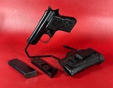 Beretta 950 B Jetfire 25ACP 950B. TIP UP 2 Mags. Holster. Excellent. - Image 1 of 13