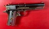 NIB Colt 1911 Government. High Polished, Engraved, Gold Plated. 45 ACP. - Image 10 of 14