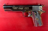 NIB Colt 1911 Government. High Polished, Engraved, Gold Plated. 45 ACP. - Image 11 of 14