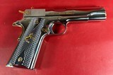NIB Colt 1911 Government. High Polished, Engraved, Gold Plated. 45 ACP. - Image 9 of 14