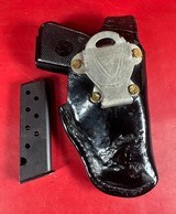 Beretta 950BS Jetfire 25ACP 950-BS. TIP UP 2 Mags. Holster. Excellent - Image 14 of 15