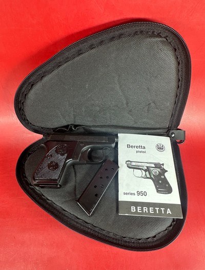 Beretta 950BS Jetfire 25ACP 950-BS. TIP UP 2 Mags. Case. Excellent - Image 14 of 14