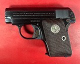 1926 Colt M1908 Vest Pocket Hammerless .25 ACP. Walnut. Case hardened. - Image 10 of 12