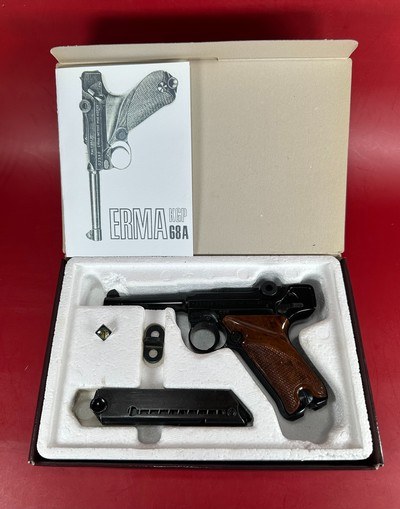 ERMA WERKE KGP 68A. Mini Luger P08 32 ACP Excellent Condition. Boxed. Rare. - Image 1 of 13