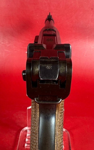 WWI 1913 DWM Luger P08 9mm Luger. All matching. 2 mags. Excellent - Image 6 of 14