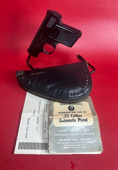 1965 Browning Baby Browning 25 ACP 6.35 mm Belgium. Excellent condition. - Image 1 of 14