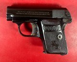 1917 Colt M1908 Vest Pocket Hammerless .25 ACP Excellent Condition - Image 10 of 12