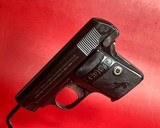 1917 Colt M1908 Vest Pocket Hammerless .25 ACP Excellent Condition - Image 1 of 12