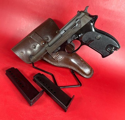 Walther P38 West German Military 9mm. Holster. 2 mags. Excellent Condition - Image 1 of 15