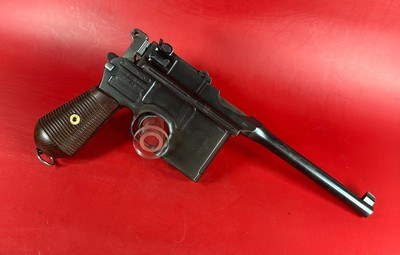 German Mauser Broomhandle 7.63x25mm C96, Stock Holster. Excellent Condition - Image 3 of 16