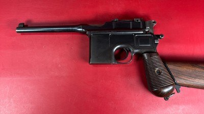 German Mauser Broomhandle 7.63x25mm C96, Stock Holster. Excellent Condition - Image 10 of 16