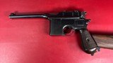 German Mauser Broomhandle 7.63x25mm C96, Stock Holster. Excellent Condition - Image 10 of 16