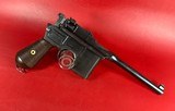 German Mauser Broomhandle 7.63x25mm C96, Stock Holster. Excellent Condition - Image 3 of 16