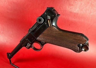 WWI 1918 DWM Luger P08 9mm Luger. 2 mags. Tool. Excellent Condition - Image 3 of 14