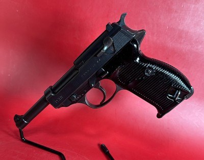 WWII GERMAN 1944 Walther P38 AC44 9mm. 1944 Holster. Excellent Condition - Image 2 of 18