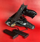 WWII GERMAN 1944 Walther P38 AC44 9mm. 1944 Holster. Excellent Condition - Image 1 of 18