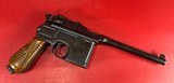 German Mauser Broomhandle 7.63x25mm C96, Stock Holster. Excellent Condition - Image 3 of 17