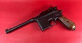 German Mauser Broomhandle 7.63x25mm C96, Stock Holster. Excellent Condition - Image 2 of 17