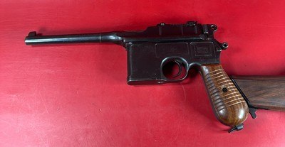 German Mauser Broomhandle 7.63x25mm C96, Stock Holster. Excellent Condition - Image 12 of 17