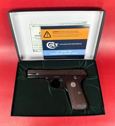 1932 Colt Model 1903 Pocket Hammerless .32 ACP 3.75