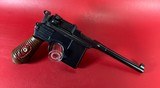 German Mauser C96 Broomhandle Red 9. 9mm luger. Excellent Condition. Rare - Image 3 of 19