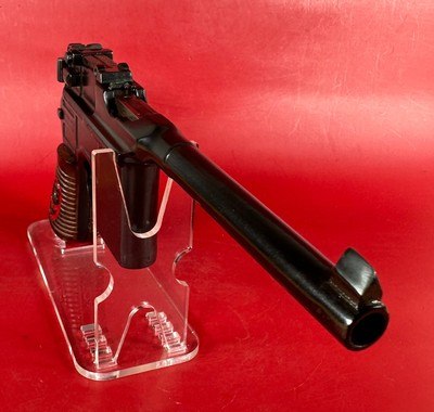 German Mauser C96 Broomhandle Red 9. 9mm luger. Excellent Condition. Rare - Image 5 of 19