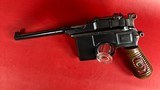 German Mauser C96 Broomhandle Red 9. 9mm luger. Excellent Condition. Rare - Image 2 of 19