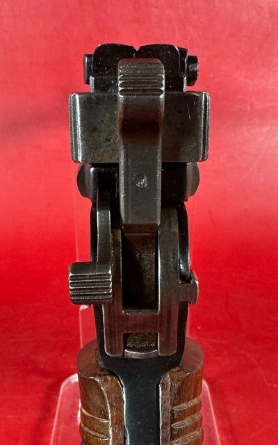 German Mauser C96 Broomhandle Red 9. 9mm luger. Excellent Condition. Rare - Image 7 of 19