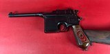 German Mauser C96 Broomhandle Red 9. 9mm luger. Excellent Condition. Rare - Image 14 of 19