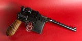 German Mauser Broomhandle 7.63x25mm C96, Stock Holster. Excellent Condition - Image 3 of 21