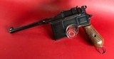 German Mauser Broomhandle 7.63x25mm C96, Stock Holster. Excellent Condition - Image 2 of 21