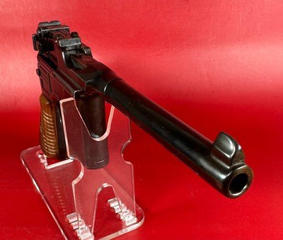 German Mauser Broomhandle 7.63x25mm C96, Stock Holster. Excellent Condition - Image 5 of 21